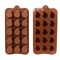 Generic Silicon Chocolate Mold Drop Shape Chocolate, Candy, Ice, Jelly Mousse, Cake Decor 15 Cavity Diy Bakeware By Ohm
