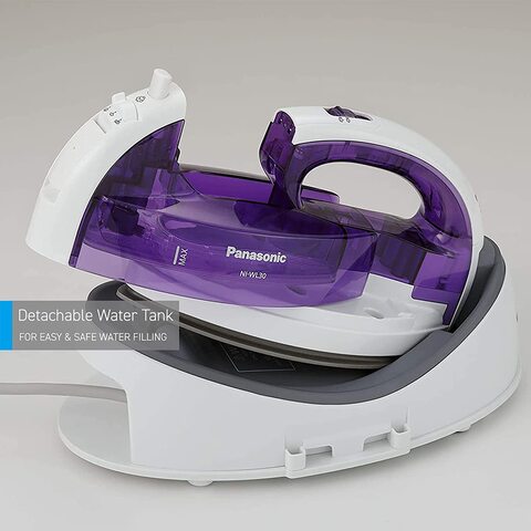 Buy Panasonic Cordless Steam Iron 1550W NI WL30VTH White Purple