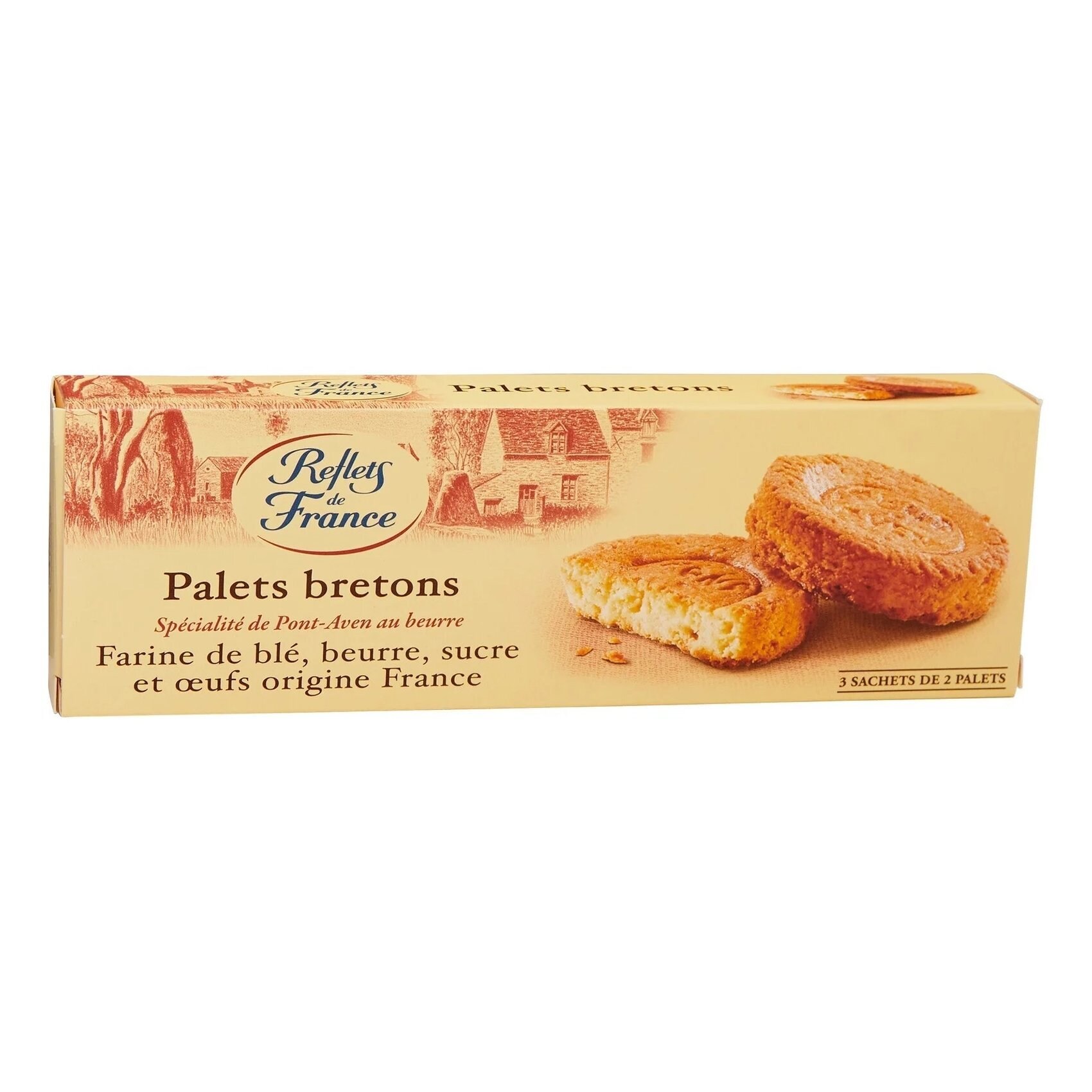 Auchan palets bretons pur beurre 125g