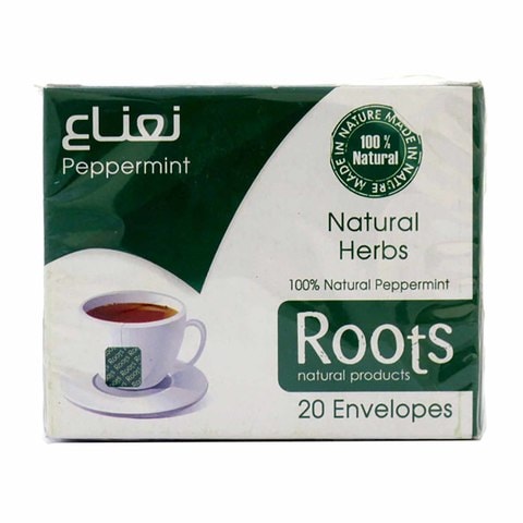 Roots Peppermint Herbs - 20 Bags