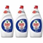Buy Fairy Plus Antibacterial Dishwashing Liquid Soap With Alternative Power To Bleach 600ml Pack of 3 in UAE