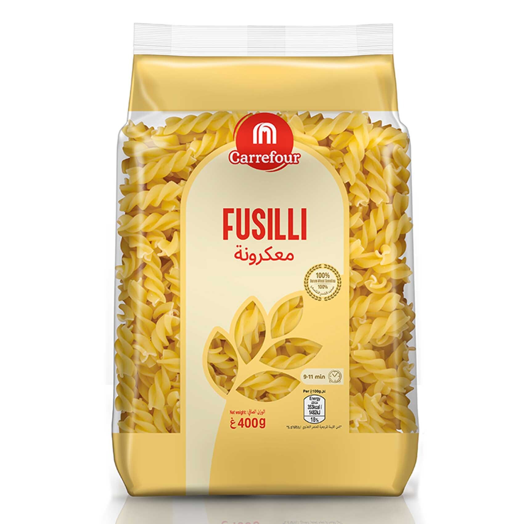 Carrefour Mlogo Pasta Fusili 400G