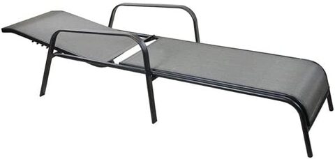 Black deals chaise lounge