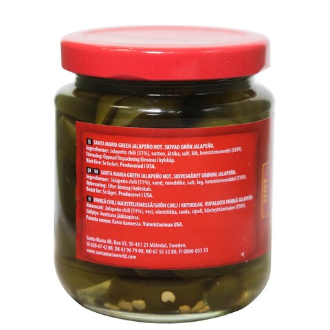 Santa Maria Green Jalapeno Hot 200g