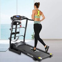 Sparnod Fitness STH-2200 (4 HP Peak) Automatic Treadmill - Multifunction Foldable Motorized Running Indoor Treadmill &ndash;for Home Use