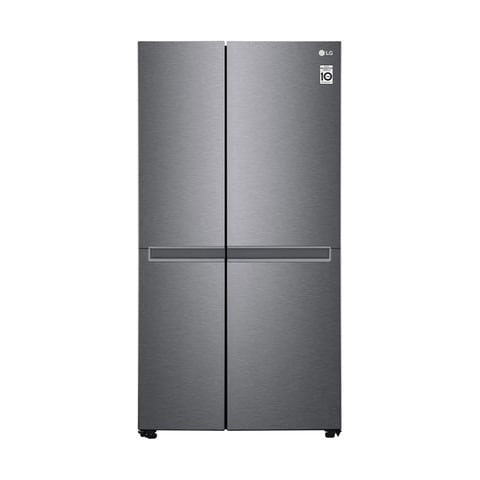 LG Side By Side Fridge GR-B267JQYL 688 Litre Dark Graphite Steel (Plus Extra Supplier&#39;s Delivery Charge Outside Doha)