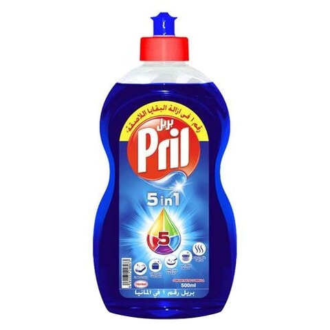 Pril 5-In-1 Dishwashing Liquid 500ml