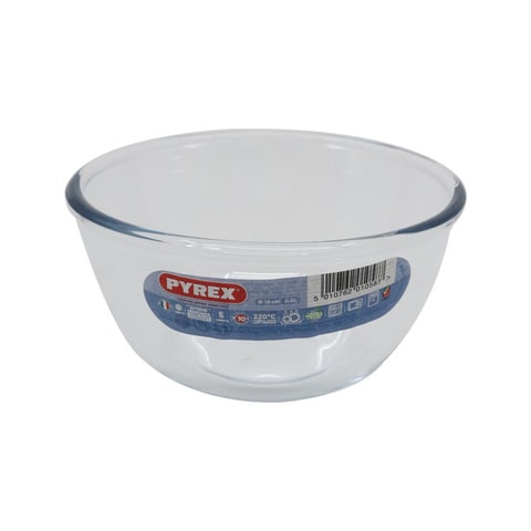 Pyrex glass bowl store with lid