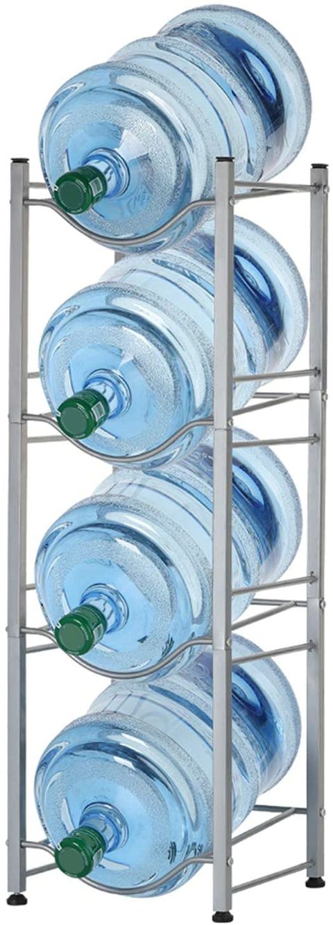 Buy 4 Tier Water Bottle Holder Shelf Cooler Jug Rack Detachable Heavy Duty Water Bottle Cabby Rack 5 Gallon Water Bottle Storage Rack B Online Shop Home Garden On Carrefour Uae