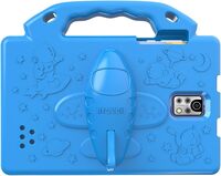 Atouch Android Tablet For Kids 8Inch KD54 Smart Tab Wi-Fi Bluetooth And Dual SIM Zoom App Supported Early Education Homely Cindy Kids Picture Tablet With EVA Case (Blue)