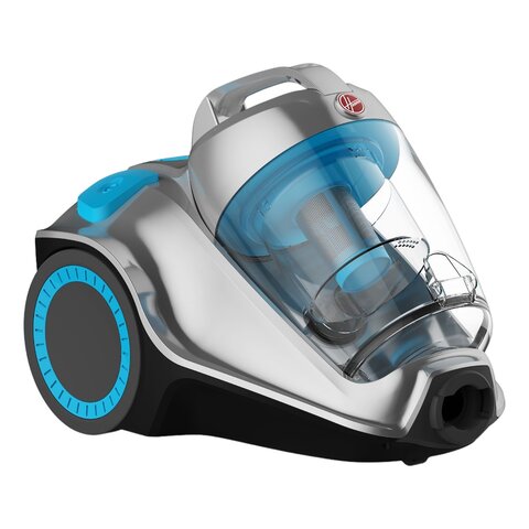 Hoover Power 7 Bagless Cyclonic Canister Vacuum Cleaner  Blue-Silver - HC84-P7A-ME