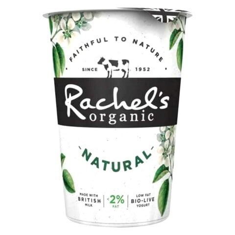 Rachel&#39;s Organic Low Fat Natural Yoghurt 450g