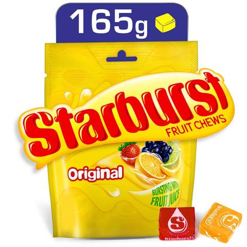 Starburst Original Fruit Chews Candy 165g
