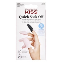 Kiss Quick Soak Off Nail Caps KSO01 Multicolour