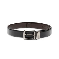 Inahom Reversible and adjustable Italian Leather Belts IM2021XDA0008-38-Black/Brown