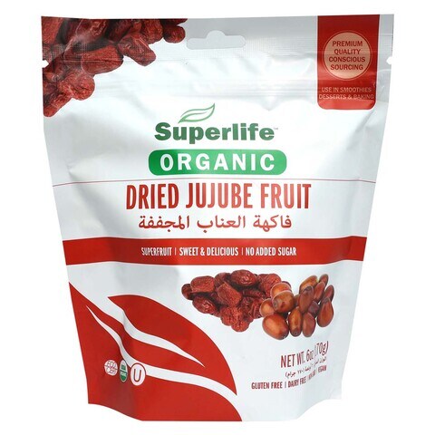 Superlife Organic Dried Jujube Fruit 170g