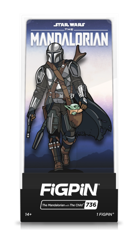 FiGPiN Star Wars The Mandalorian with The Child 736