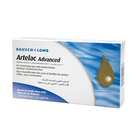 artelac Advanced Contact Lenses Cleaner (30 Pieces)