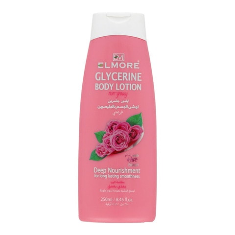 Elmore Glycerine Body Lotion Non Greasy With Rose Extract 250 ml