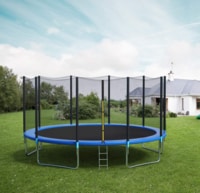 Rainbow Toys 14 Ft Trampoline, High Quality Kids Trampoline Fitness Exercise Equipment Outdoor Garden Jump Bed Trampoline With Safety Enclosure