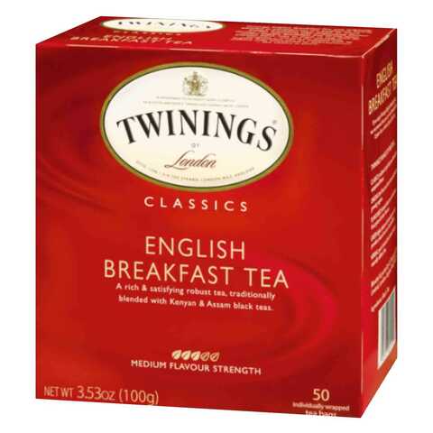Twinings English Breakfast Extra Strong Tea Bag 50 Bags