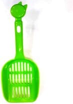 Buy Pet Shop Dragon Mart Cat Litter Cleaning And Pickup Scoop Green 26 x 10cm For Cat Toilet Box in UAE