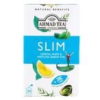 Buy Ahmad London Slim Lemon Mate And Matcha Green Tea With Zinc And Mate Tea Bag 1.5g x 20 Pieces in Kuwait