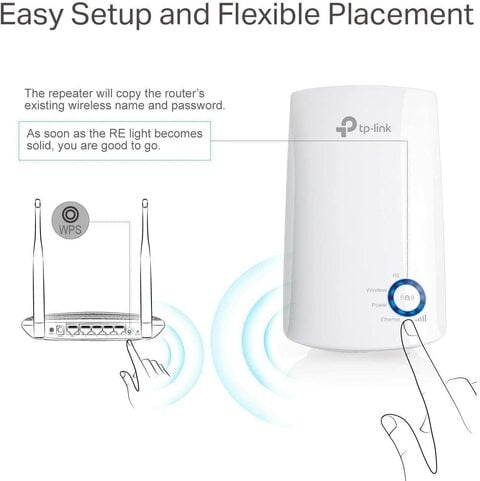 Tp-Link Tl-Wa850Re 300Mbps Universal Wireless N Wifi Range Expand Extender Booster Signal Indicator