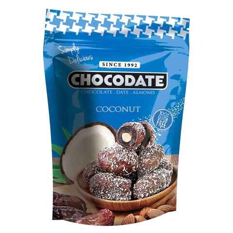 Chocodate Coconut Date And Almond Chocolate 250g