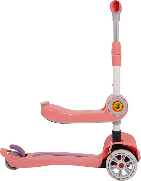 Baby on store scooter