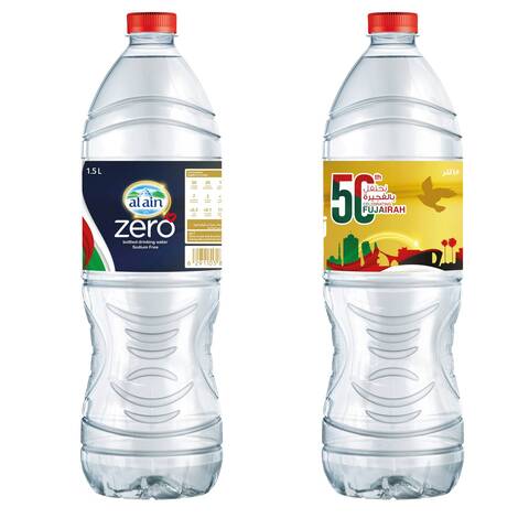 Al Ain Zero Drinking Sodium Free Water 1.5L Pack of 6