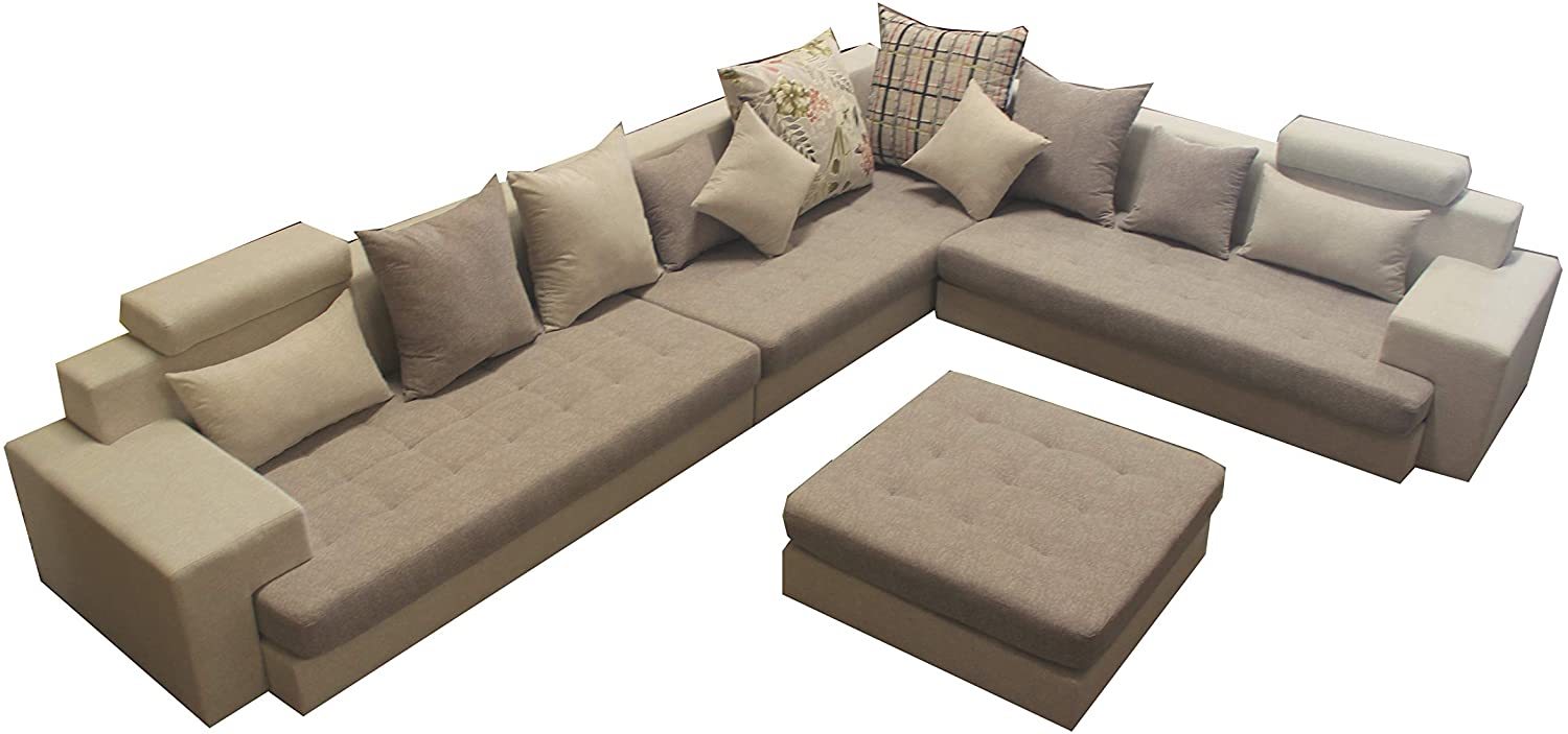 Buy Generic Corner Sofa Set Glf168 With Table And Pillows A Complete Set For Living Room Online Shop Home Garden On Carrefour Uae