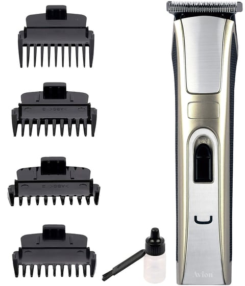 Buy Avion Professional Hair Trimmers For Men, Children Cordless Electric Shaver, Face, Body Shaving Machine, Hair Trimmers & Clippers With 4 Combs., 60 Minutes Continuous Aht120 Online - Shop Beauty &