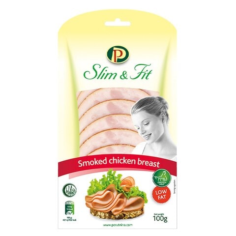 Perutnina Slim and Fit Low Fat Smoked Chicken Breast 100g
