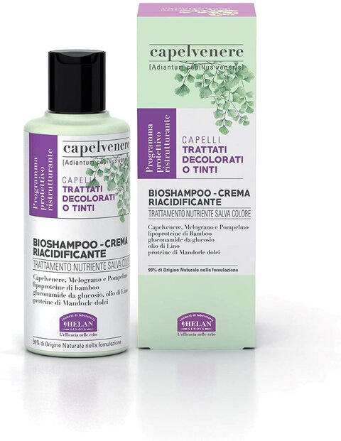 Helan CpellVENERE BioShampoo Kamille & Blond – 200 Ml, Ohne Duftstoffe, SLS, Parabene | Für Gefärbtes Haar