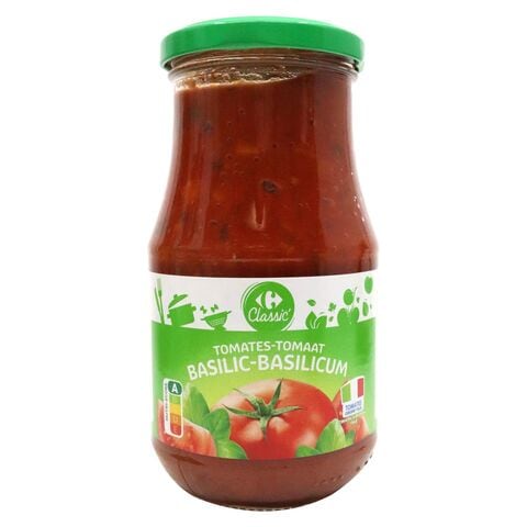 اشتري كارفور صلصة طماطم بالريحان 420 جرام في السعودية