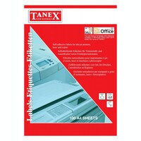 Buy Tanex Multi Purpose Label A4 4 Labels Per Sheet 25 Sheets Online Shop Stationery School Supplies On Carrefour Uae