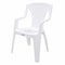 Cosmoplast Queen Outdoor Garden Chair IFOFAC007WH White 59x58x93cm