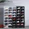1CHASE&reg; Shoe Storage Box, Transparent, Side Open High Quality storage Organizer Boxes - Stores Shoes Size up to UK 46 (Big Size), 3 Box Set