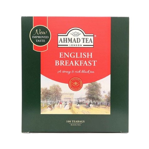 اشتري شاي أحمد لندن، شاي الفطور الإنجليزي، شاي أسود غني وقوي 2غ×100 في الكويت