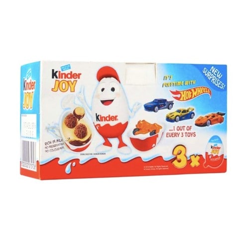 Kinder Joy With Surprise For boys Chocolate 20g x Pack of 3