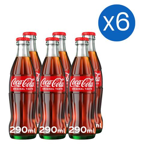 كوكا كولا زجاجة مشروب غازي غير قابلة للإرجاع 290 ​​ملل حزمة من 6