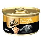 Buy Sheba Cat Food Tuna Filets  Prawn, 85g Can in UAE