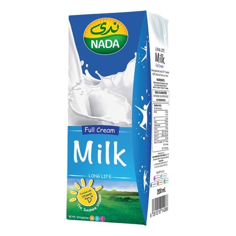 Nada UHT Full Cream Milk 200ml