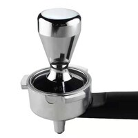 Decdeal - Stainless Steel 51mm Tamper Handmade Coffee Pressed Powder Hammer Espresso Maker Cafe Barista Tools Machine Accessories