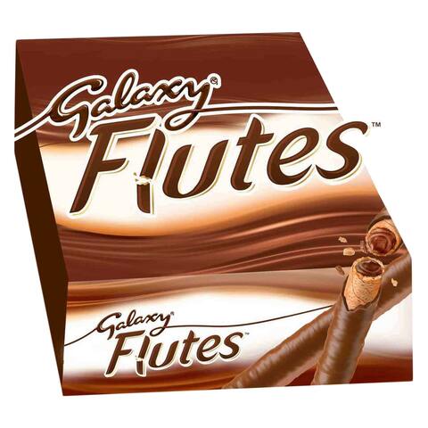 Galaxy Flutes Twin Fingers Chocolate 22.5g Pack of 24