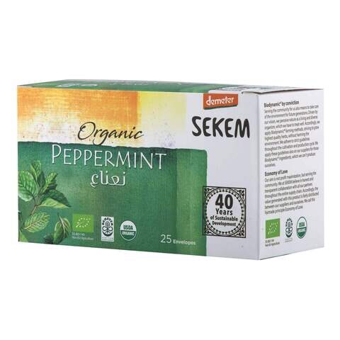 Sekem Organic Peppermint Tea 25 Tea Bags