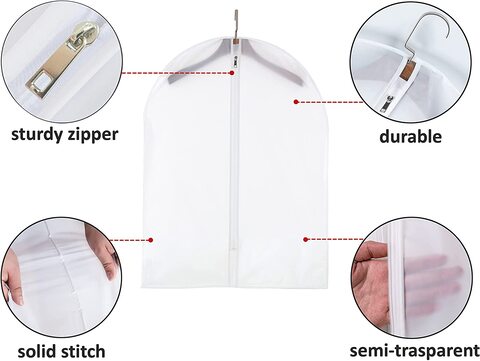 ZYGOMA Plastic Garment Bags Transparent (Pack of 50, 12x16 inch) Clear Self  Seal Packaging Plastic Bag For Clothes, Articles & Others Price in India -  Buy ZYGOMA Plastic Garment Bags Transparent (Pack