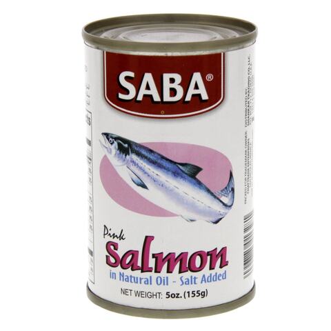 Saba Pink Salmon In Natural Oil 155g