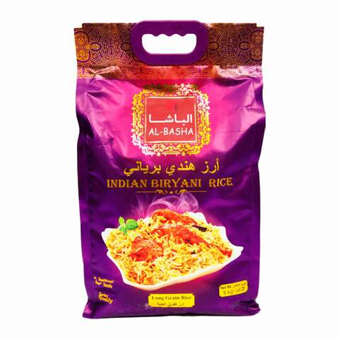Buy Al Basha White Biryani Rice 5kg in Saudi Arabia
